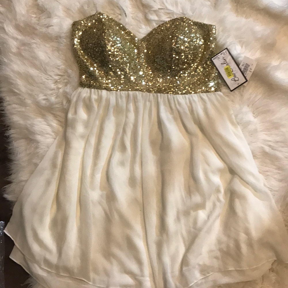 White hoco/formal dress